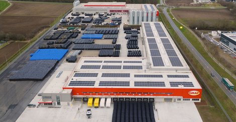 GRAF has taken a huge photovoltaic  system in operation
