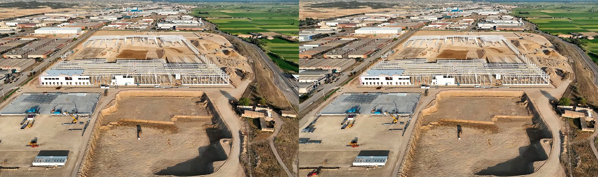 SUDS Infiltración- Centro Logísitco Inditex- P.I Malpica (Zaragoza)