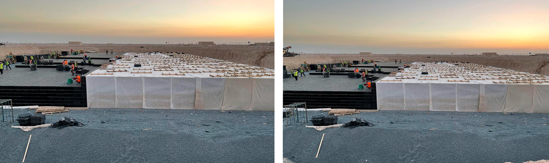 SUDS Infiltración- Al Mutlaa- Kuwait