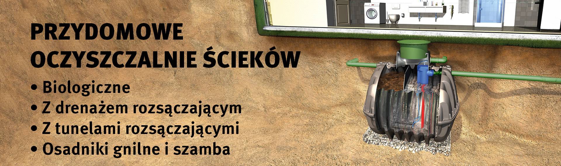 Przydomowe oczyszczalnie ścieków GRAF