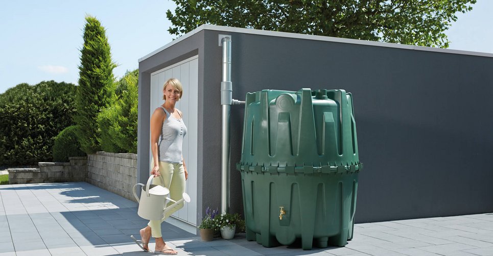 Réservoirs d'eau de pluie grande capacité pour une utilisation