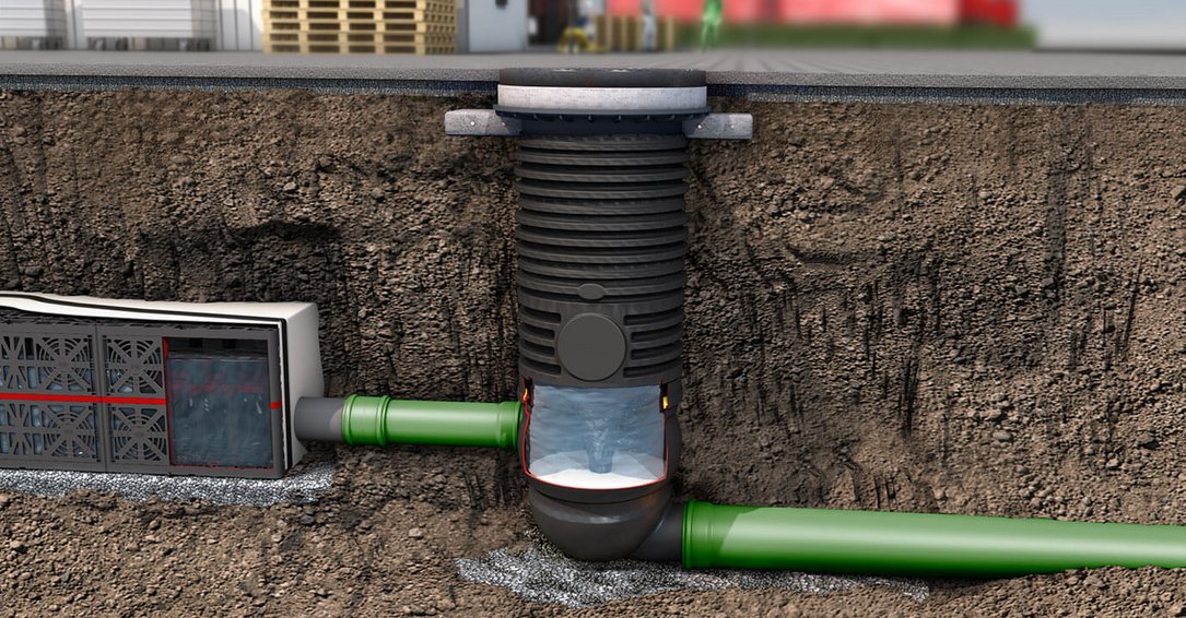 VS Control flex M Wirbeldrosselschacht Gesamt EcoBloc Inspect