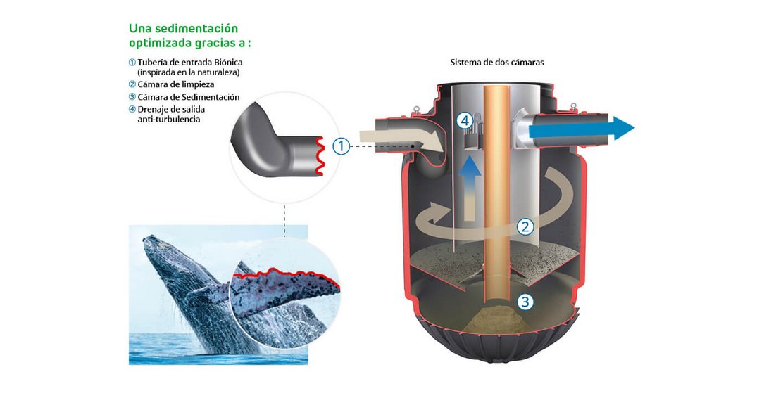 Separador hidrodinamico EcoLoop Saphir