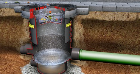 Pozzetto filtrante per acqua di infiltrazione XL