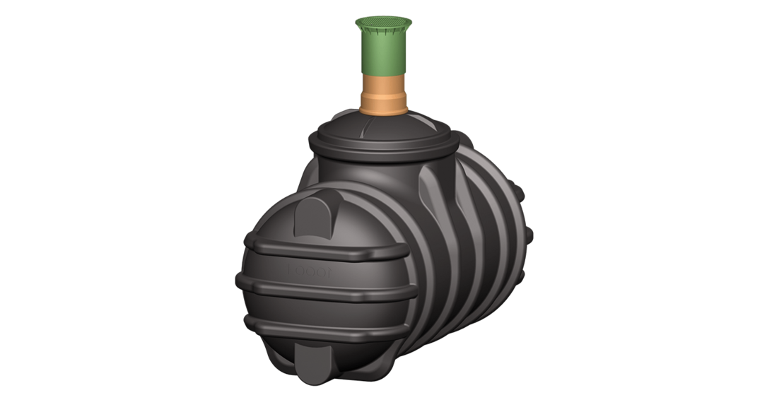 Sammelgrube 1.000 l, mit Tankdom DN 200