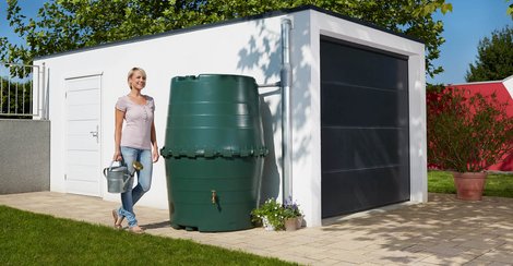 Depósito agua 500 litros para recuperación de agua de lluvia Depósito  Garden de 500 litros para la recuperación de agua de lluvia [] - 254,15€ 