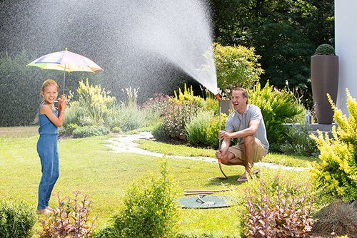 Acqua piovana per il giardino