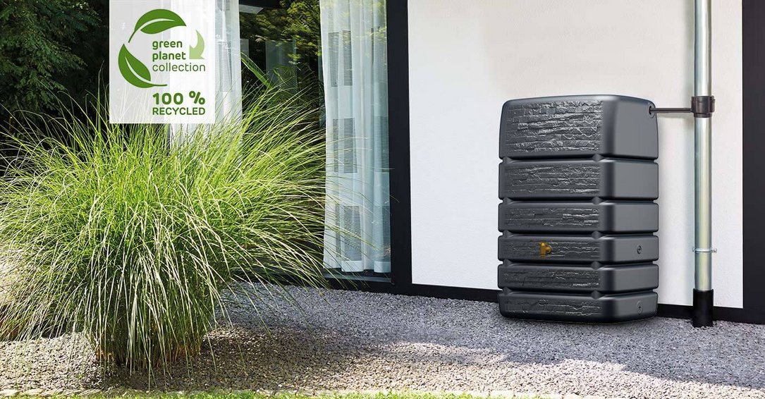 Slim Stone Decor Mauertank 510L graphitegrey montiert