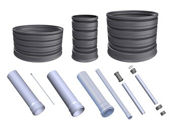 Kit de extensiones Salida superior con bomba impulsora