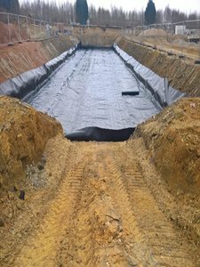 Installation of an attenuation tank step 2