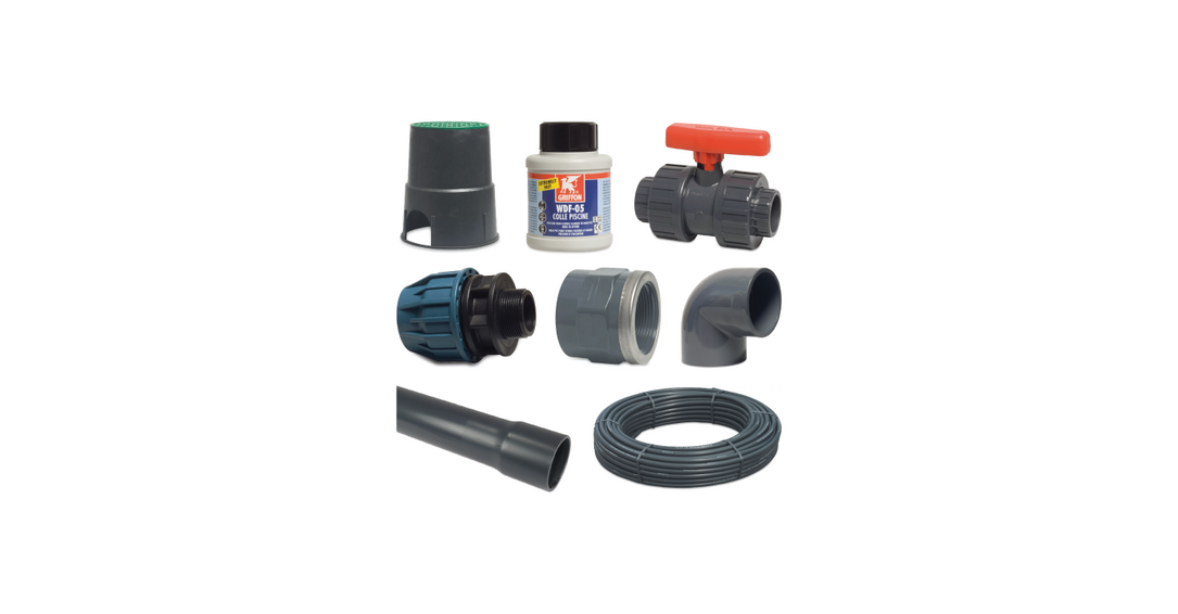 Low-pressure pipe network