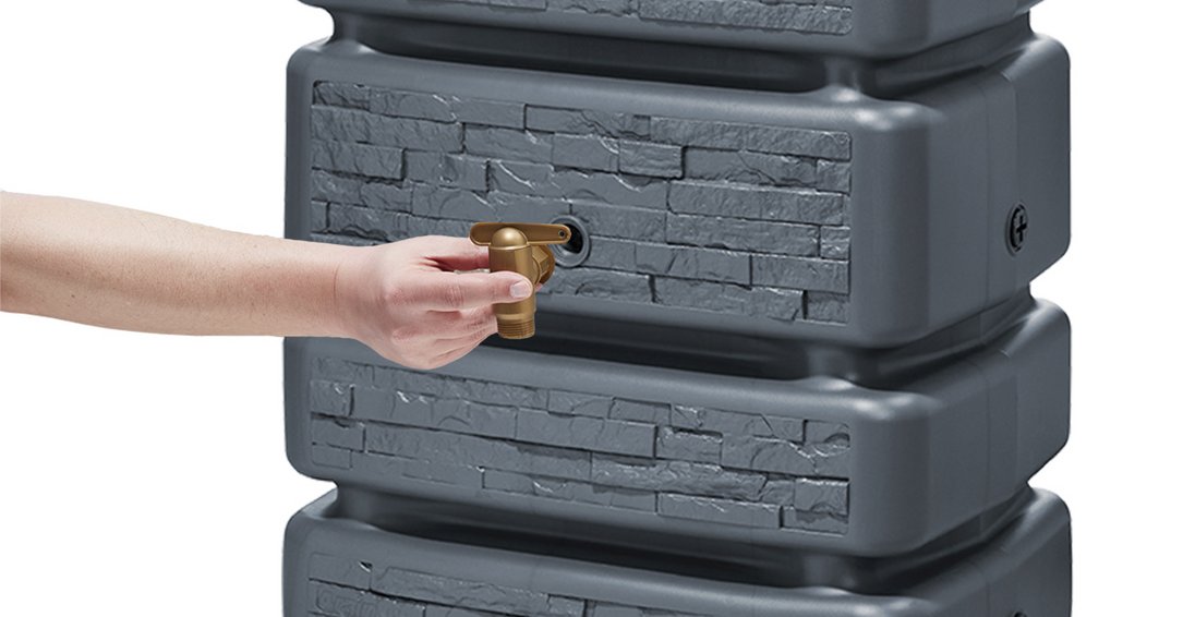 Depósito Slim Stone Decor Grafito
