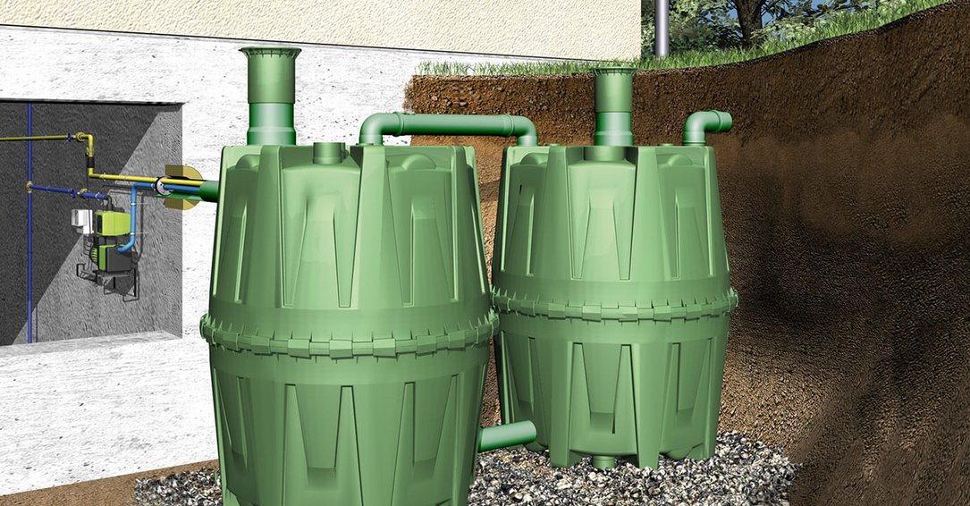 Regenspeicher Herkules-Tank