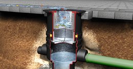 Pozzetto filtrante per acqua di infiltrazione