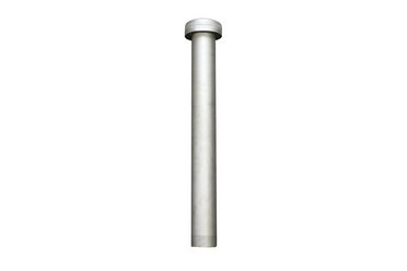 V2A Lüftungskamin DN 110, L = 1000 mm, mit Haube und Sieb