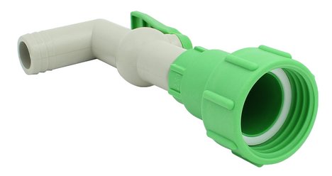 IBC Kugelhahn 1 Zoll mit Verdrehschutz S60x6