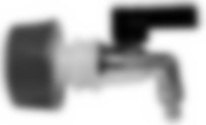 Robinet en laiton chromé 1/4 de tour - Taille 1/2"