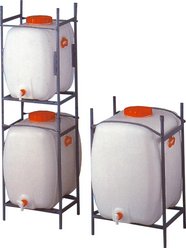 Estanteria metálica para barril rectangular 60L