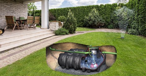 Regenwasserauffangbehälter Platin Garden Comfort