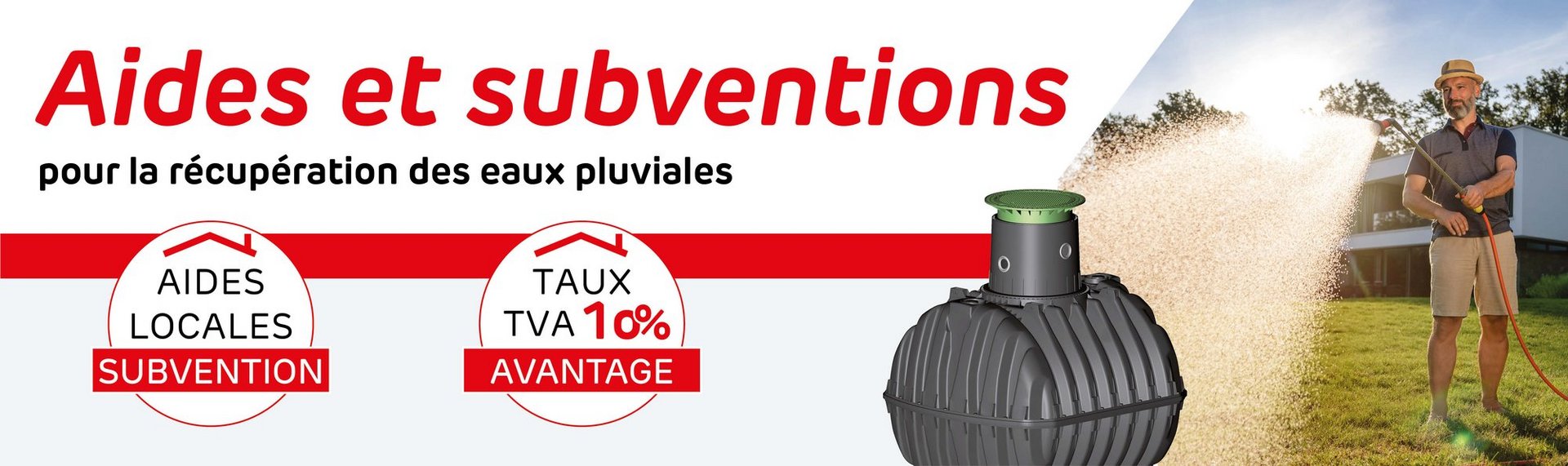 Les aides financières disponibles pour la récupération d'eau de pluie