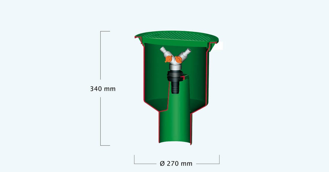 Wasseranschlussbox Extern