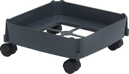 Trolley 90L dark grey, hard rolls