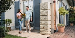 Cuve murale Slim Stone Sable