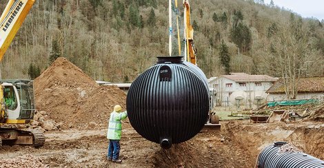 Loeschwasserbereitstellung Schoenau