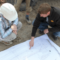 Projektteam vor Ort