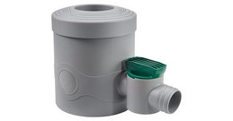Collecteur de gouttière avec robinet - Gris