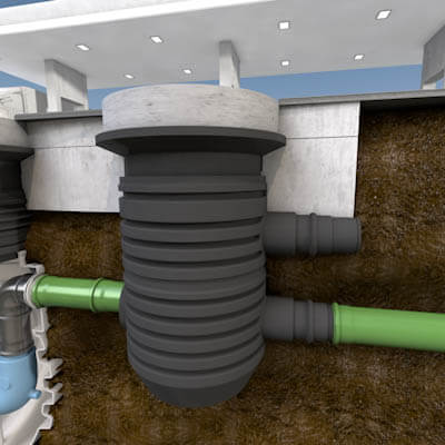 Universal shaft (sampling point)