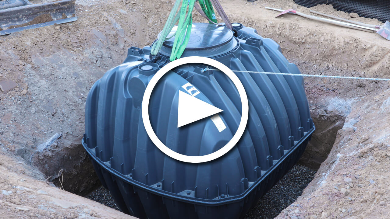 Installation of a rainwater harvesting system | GRAF