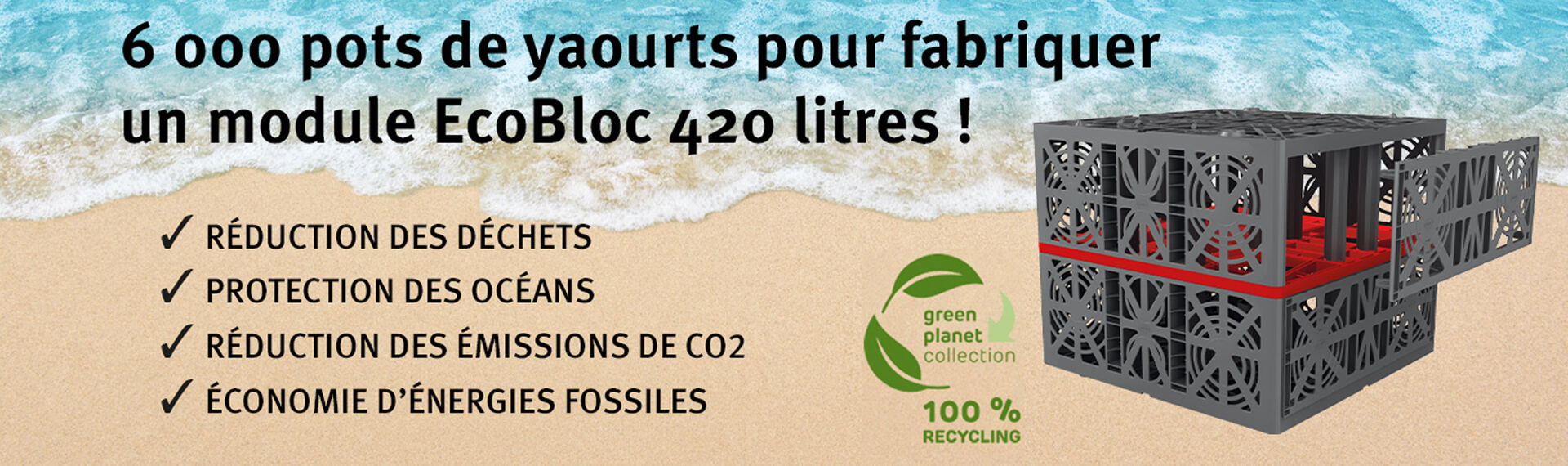 Produits 100% recyclables