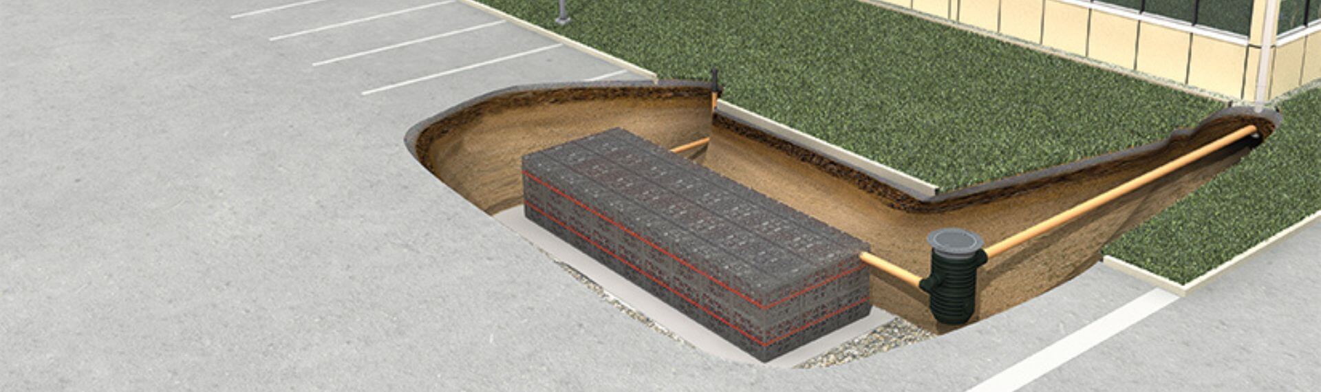 How does a stormwater attenuation tank work?