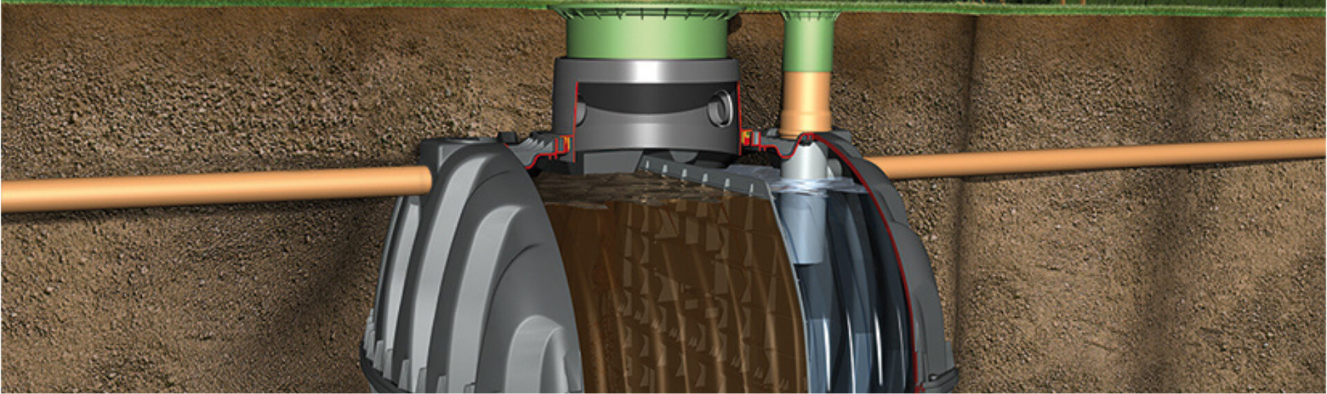 What are typical problems with a septic tank?