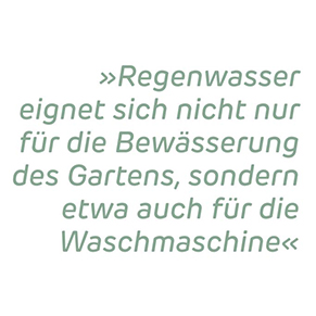 Zitat Regenwassernutzung