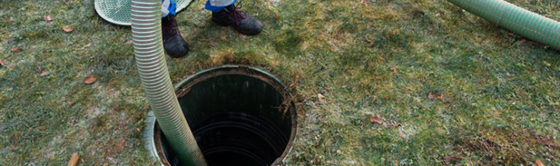 How do I know if my septic tank or treatment plant needs emptying?